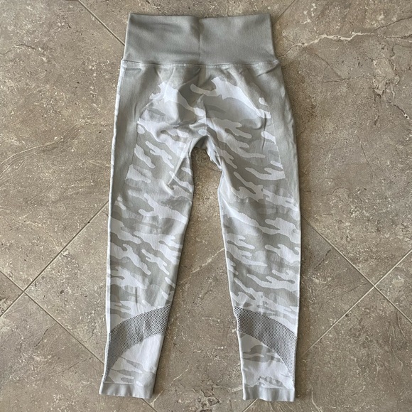 NWOT Ryderwear Camo Seamless High Waisted Leggings - S Light Grey Camoflaugr - Picture 12 of 16